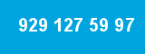 929 127 59 97 929 127 59 97